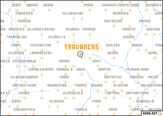 map of Travancas