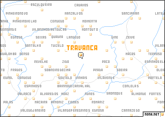 map of Travanca