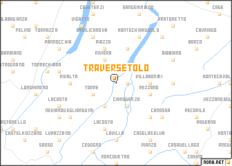 map of Traversetolo