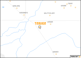 map of Traver