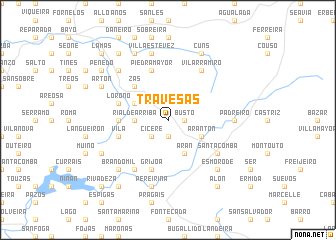 map of Travesas