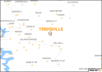 map of Travisville