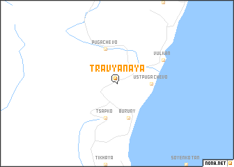 map of Travyanaya