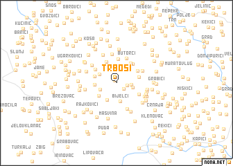 map of Trboši