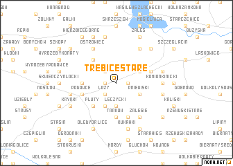 map of Trebice Stare