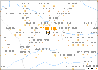 map of Trébisou