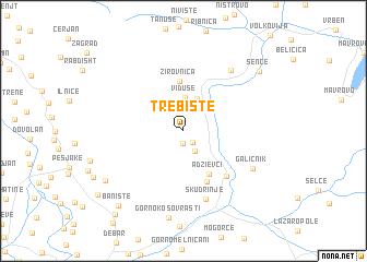 map of Trebište