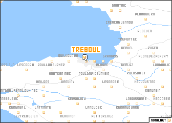 map of Tréboul