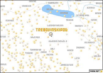 map of Trebovinski Pod