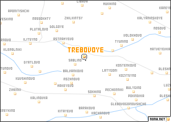 map of Trebovoye
