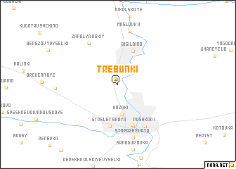 map of Trebunki