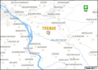 map of Trebur