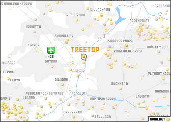 map of Treetop