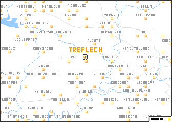 map of Tréflecʼh