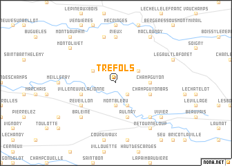 map of Tréfols
