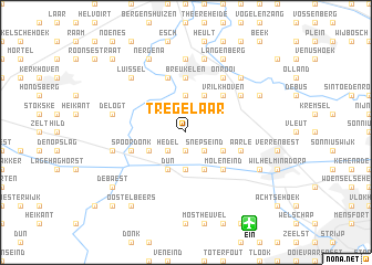 map of Tregelaar