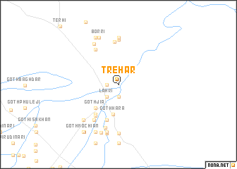 map of Trehar