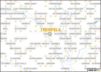 map of Treinfeld