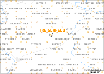 map of Treischfeld