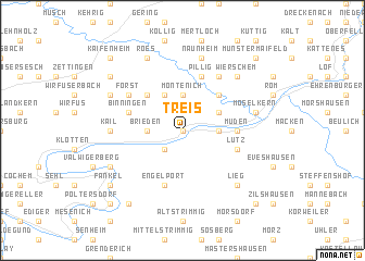 map of Treis