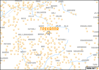 map of Trekanna