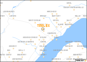 map of Trélex