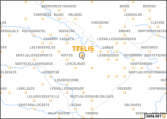 map of Trélis