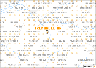 map of Tremoa de Cima