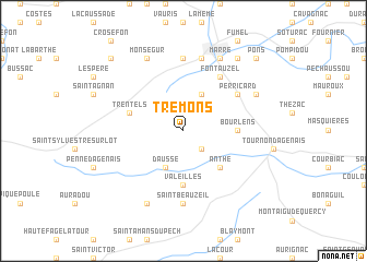 map of Trémons