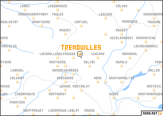 map of Trémouilles