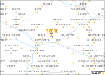 map of Trenč