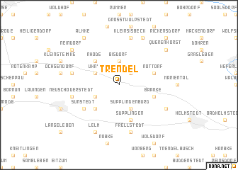 map of Trendel