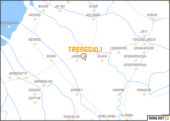 map of Trengguli