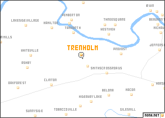 map of Trenholm