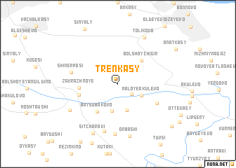 map of Tren\