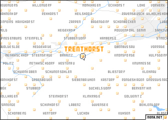 map of Trenthorst