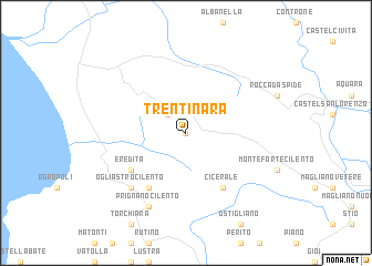 map of Trentinara