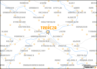 map of Trepcza