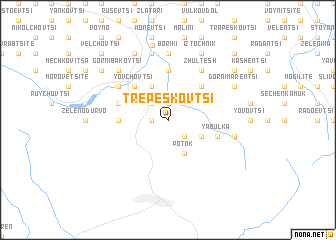 map of Trepeskovtsi