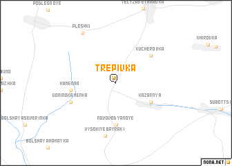 map of Trepivka