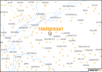 map of Trepsenisht