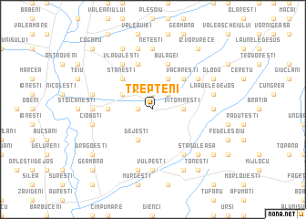 map of Trepteni