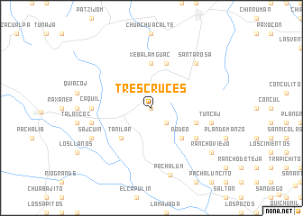 map of Tres Cruces