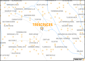 map of Tres Cruces