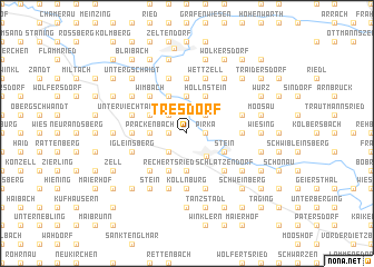 map of Tresdorf