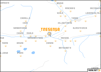 map of Tresenda