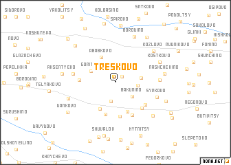 map of Treskovo