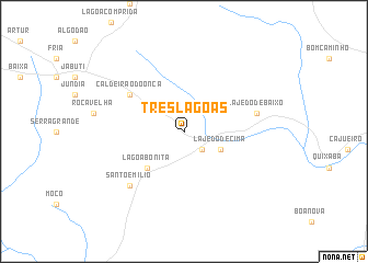 map of Três Lagoas