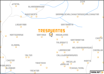 map of Tres Puentes