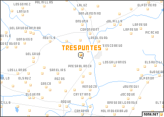 map of Tres Puntes